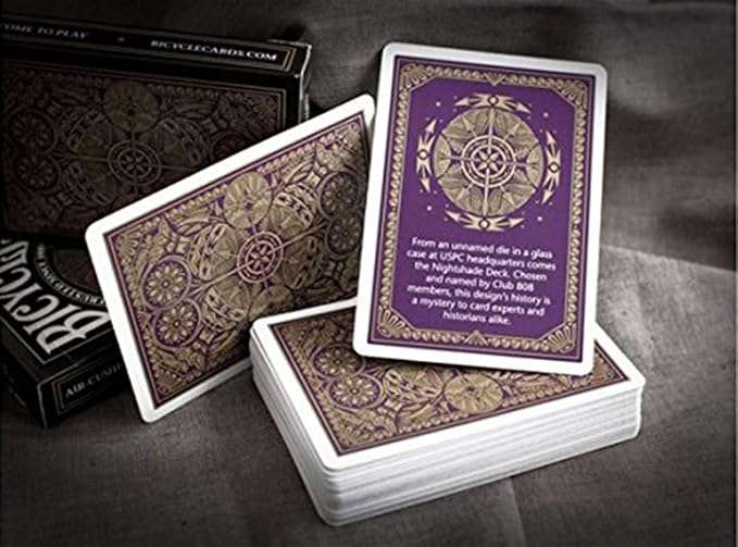 Bicycle Nightshade poker playing cards
