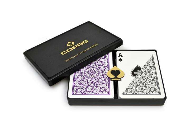 Copag 1546 poker size purple grey standard index